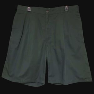 Vintage 90s Shorts Ralph Lauren Dark Green Mens 36W 100% Cotton